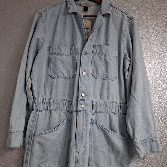 NWT Women's Denim Jumpsuit/Overalls Size 12 - Picture 4 of 9
